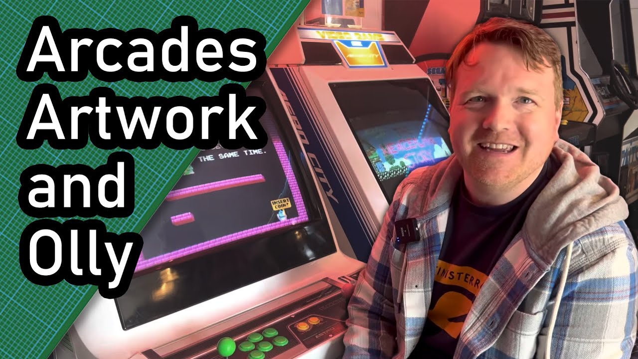 Olly's Arcade & Repro Coin-Op Art Workshop | Game Room Tour #27