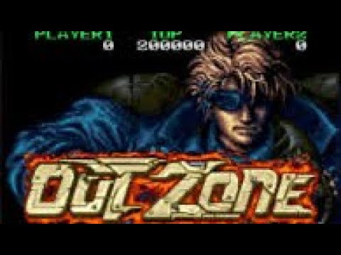 OutZone (Arcade/Toaplan) Original PCB game play.