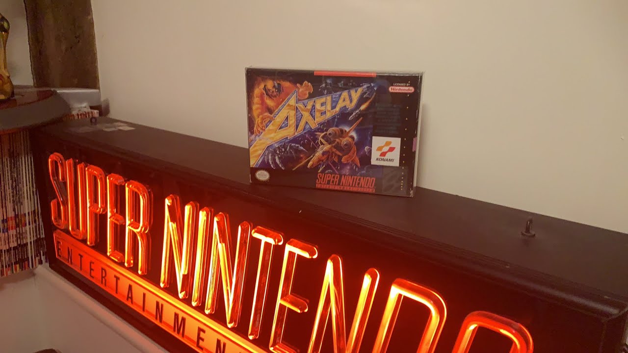 SNES challenge live #Axelay 525,080